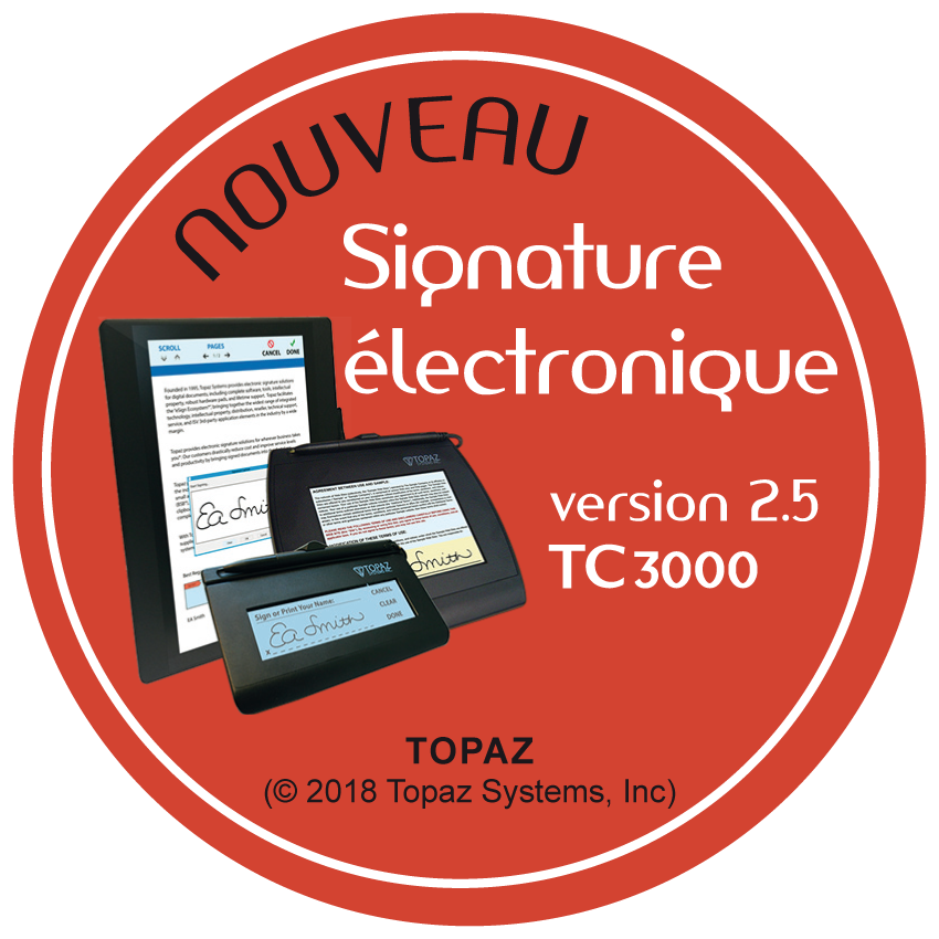 Signature électronique Topaz